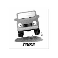 Caricature de voiture 4 X4 hors route
