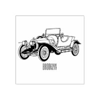 Caricature de voiture classique 1920