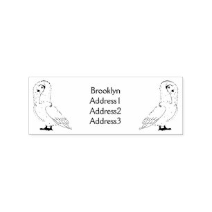 Tampons Encreurs Caricature d'oiseau pigeon Jacobin