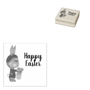 Tampons Encreurs Carrot Amant Bunny Pâques Personnalisé Joyeux Pâqu