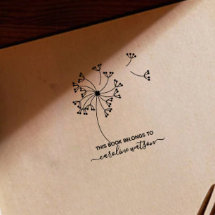 Tampons Encreurs Ce livre appartient à Dandelion Rubber Stamp