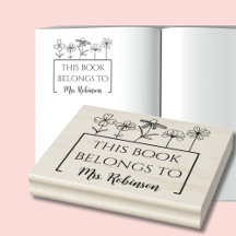 Cette étiquette de livre appartient à Wildflower
