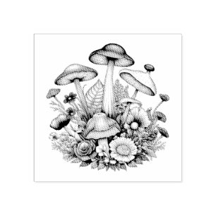 Tampons Encreurs Champignons et fleurs magiques