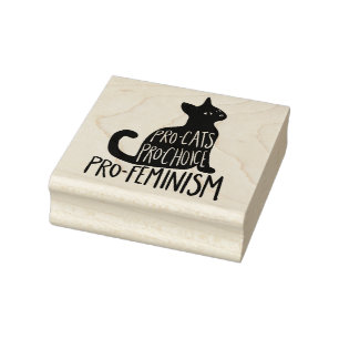 Tampons Encreurs Chat noir pro-choix pro-féminisme