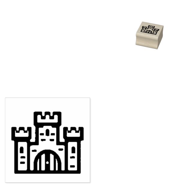 Tampons Encreurs Château de Rubber Stamp (Tamponné)