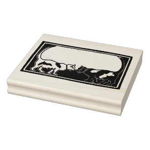 Tampons Encreurs Chats Art Nouveau