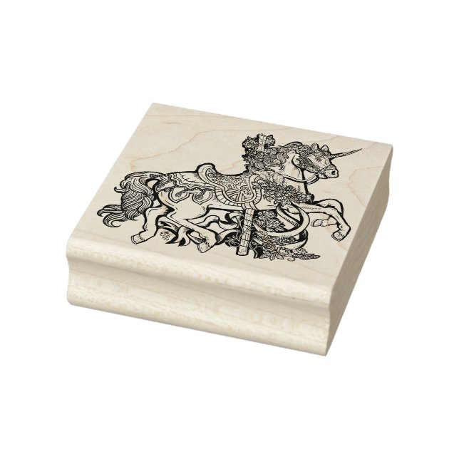 Tampons Encreurs Cheval de carrousel Unicorn (Tampon)