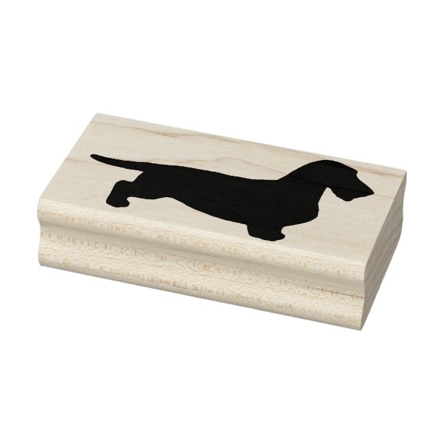 Tampons Encreurs Cheveux ronds Dachshund - Silhouette 1 (Tampon)