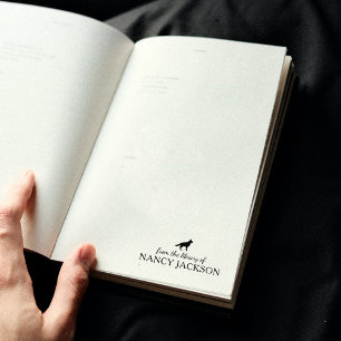 Tampons Encreurs Chien berger allemand minimaliste, de la bibliothè