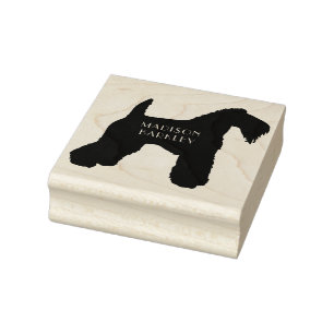 Tampons Encreurs Chien de Kerry Blue Terrier Chien Chien Puppy