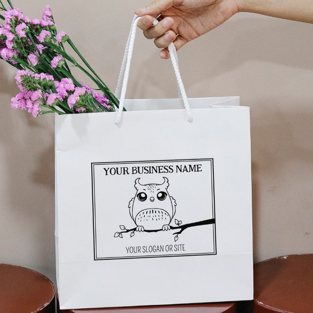 Tampons Encreurs Chouette mignonne, Affaires sur mesure, grande (Créateur téléchargé)