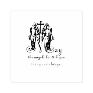 Tampons Encreurs Citation religieuse des Anges Marian Cross Catholi
