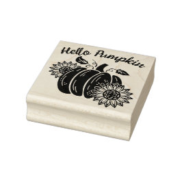 Tampons Encreurs Citrouille Sunflowers Cute Ajouter votre texte