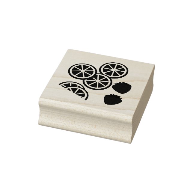 Tampons Encreurs Cocktail Timbre en caoutchouc de fruits (Tampon)