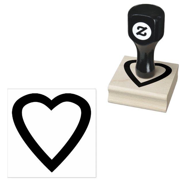 Tampons Encreurs Coeur d'amour (Tamponné)