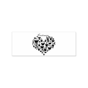 Tampons Encreurs Coeur d'amour du café Thunder_Cove