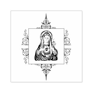 Tampons Encreurs Coeur immaculé de la Vierge Marie Religieux catho