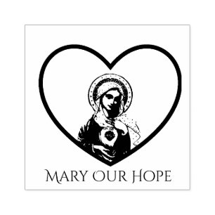 Tampons Encreurs Coeur impeccable de Mary notre espoir