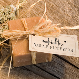 Tampons Encreurs Cœur Simple Fait Avec Amour