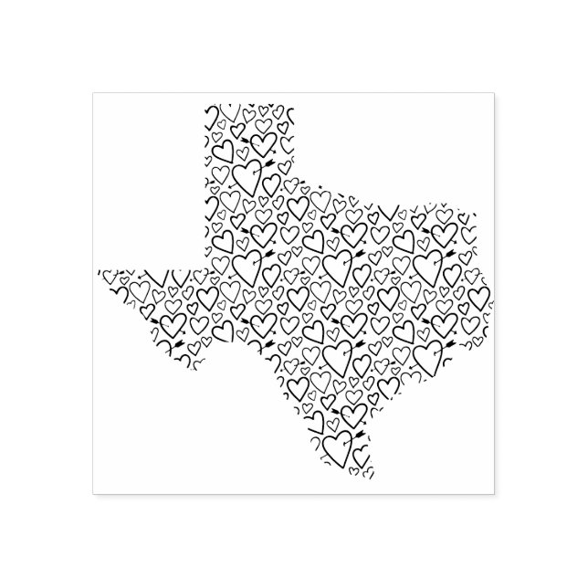 Tampons Encreurs Coeurs croustillants du Texas (Impression)