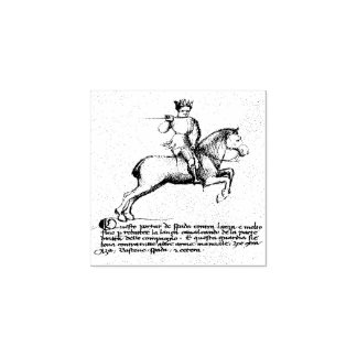 Tampons Encreurs Combat équestre (Manuscrit médiéval 1.2)