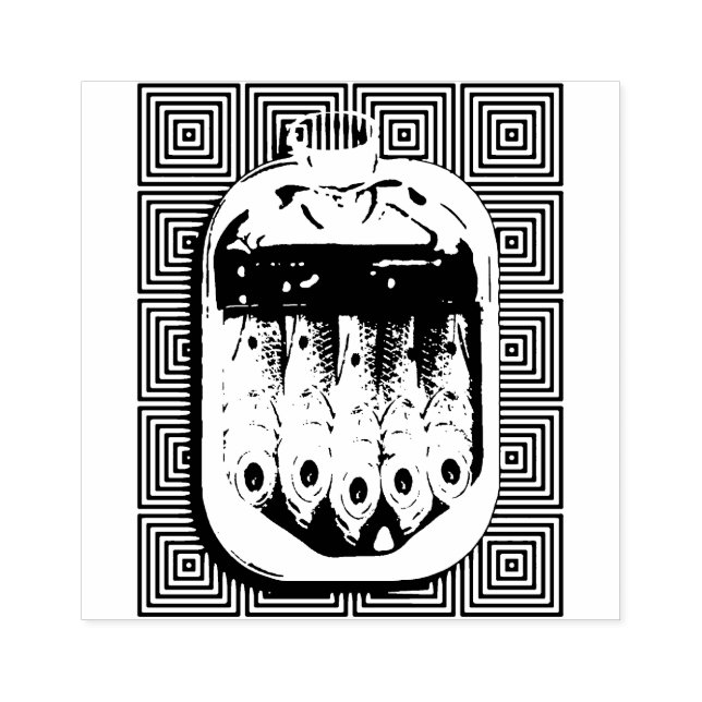 Tampons Encreurs Comme les sardines dans une boîte (Impression)