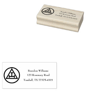 Tampons Encreurs Compass Carré maçonnique Royal Arch Freemason