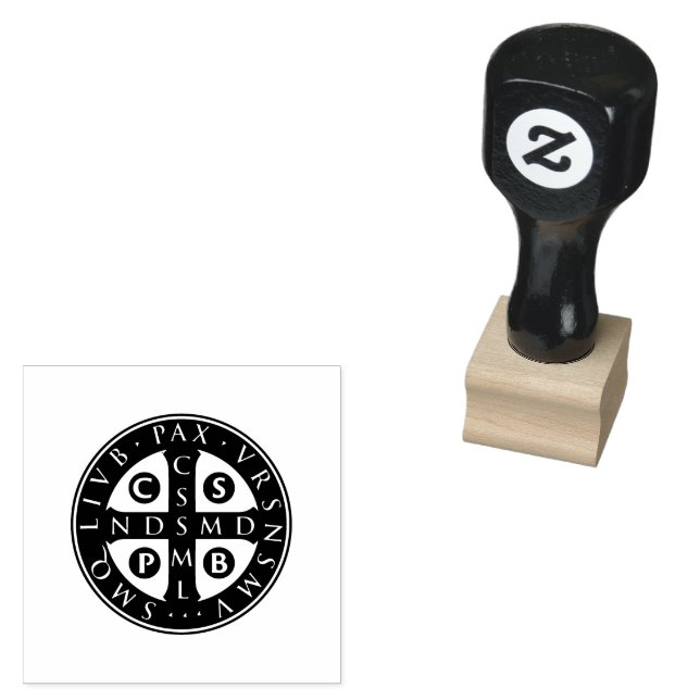 Tampons Encreurs Conception de la médaille St. Benedict (Tamponné)