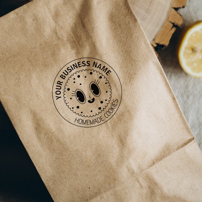 Tampons Encreurs Cookies faits maison sur mesure Petite entreprise (Créateur téléchargé)