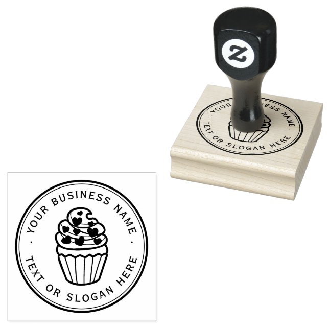 Tampons Encreurs Cookies Personnalisé Logo Entreprise Grand (Tamponné)