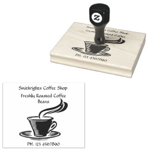 Tampons Encreurs Coupe Café 4x5