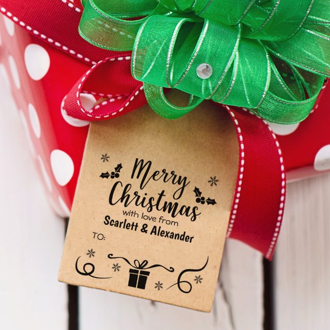 Tampons Encreurs Couple personnalisé Joyeux Noël avec amour, (Créateur téléchargé)