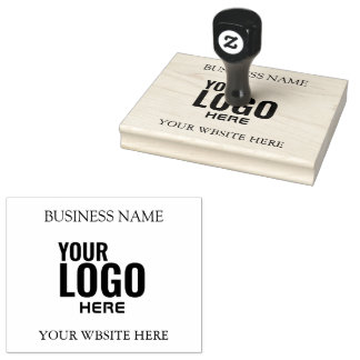 Tampons Encreurs create your own XL Large Business Logo Custom