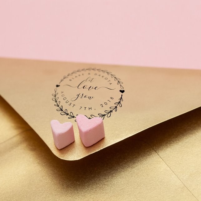 Tampons Encreurs Créer votre propre rustique laisser l'amour grandi (Créateur téléchargé)