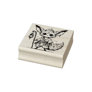 Tampons Encreurs Créez Votre Propre Jeune Aventurier Renard Fennec