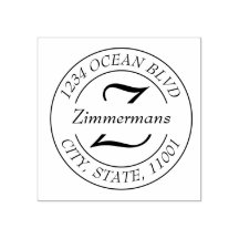 Créez votre propre Monogramme moderne simple rond