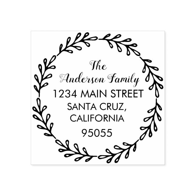 Tampons Encreurs Créez votre propre timbre en caoutchouc rond simpl (Impression)