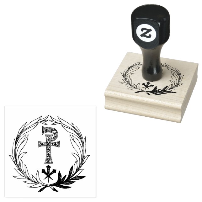Tampons Encreurs Croix de couronne et ongles de Jésus (Tamponné)