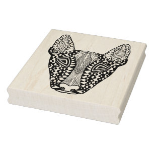 Tampons Encreurs Croquis de bull-terrier