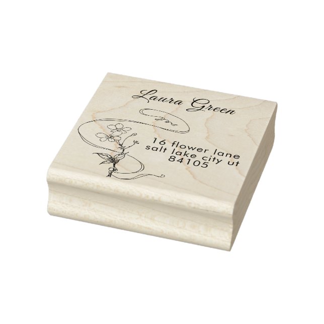 Tampons Encreurs Croquis floral (Tampon)