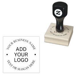 Tampons Encreurs Custom Modern Round Business Logo Promotional