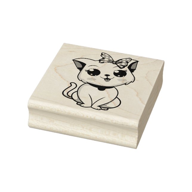 Tampons Encreurs Cute chat (Tampon)