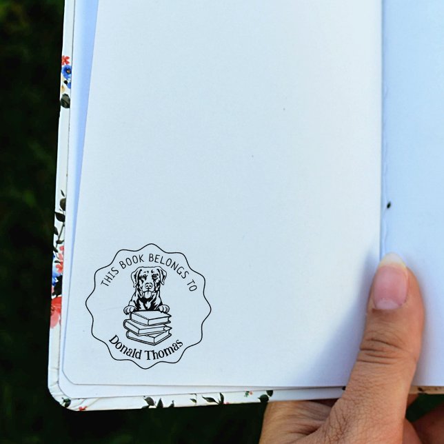 Tampons Encreurs Cute Chesapeake Bay Retriever Chien Book (Créateur téléchargé)