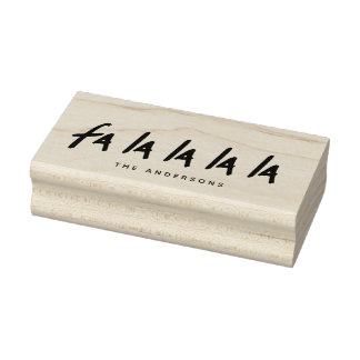 Tampons Encreurs Cute Fa La La La La Salutation Vacances Personnali