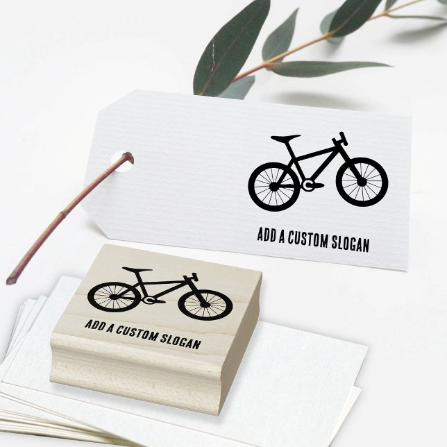 Tampons Encreurs Cyclisme - Sport VTT avec votre propre texte (Créateur téléchargé)