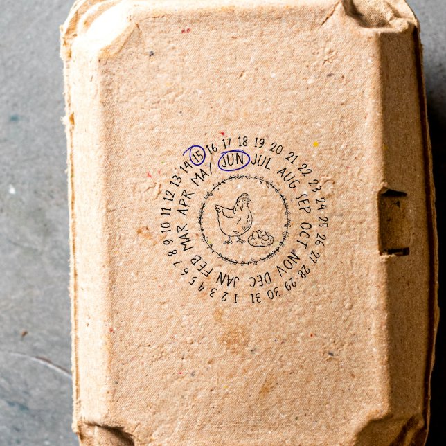 Tampons Encreurs Date À Laquelle Les Oeufs Ont Été Déposés Cachet E (Créateur téléchargé)