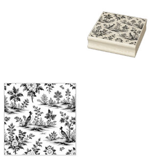 Tampons Encreurs Decorative French toile pattern