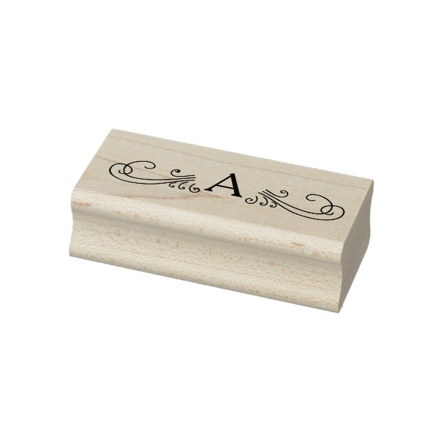 Tampons Encreurs Défiler pour Monogram Rubber Stamp (Tampon)