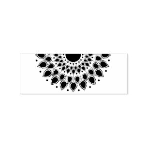 Tampons Encreurs Demi-Mandala Lotus Flower