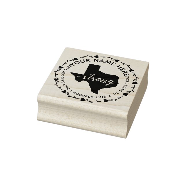 Tampons Encreurs Déplacement de l'adresse de retour Fort Texas (Tampon)